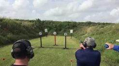 Rimfire Steel Challenge range with steel targets for .22LR