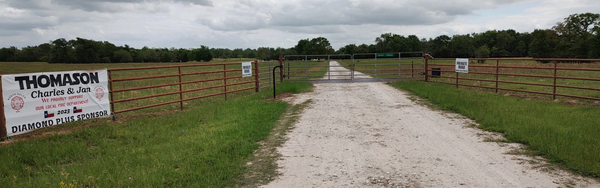 WHC Entry Gate on Highway 21, South Side